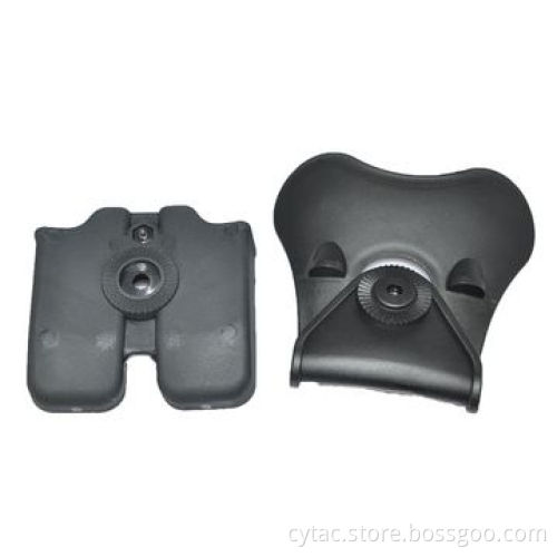 Police Military Equipment Double Magazine Holder for Taurus 24/7, Made of Black Polymer
